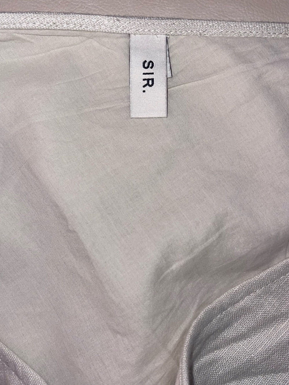 SIR. Affogato Asymmetric Top in Ecru - Picture 11 of 15